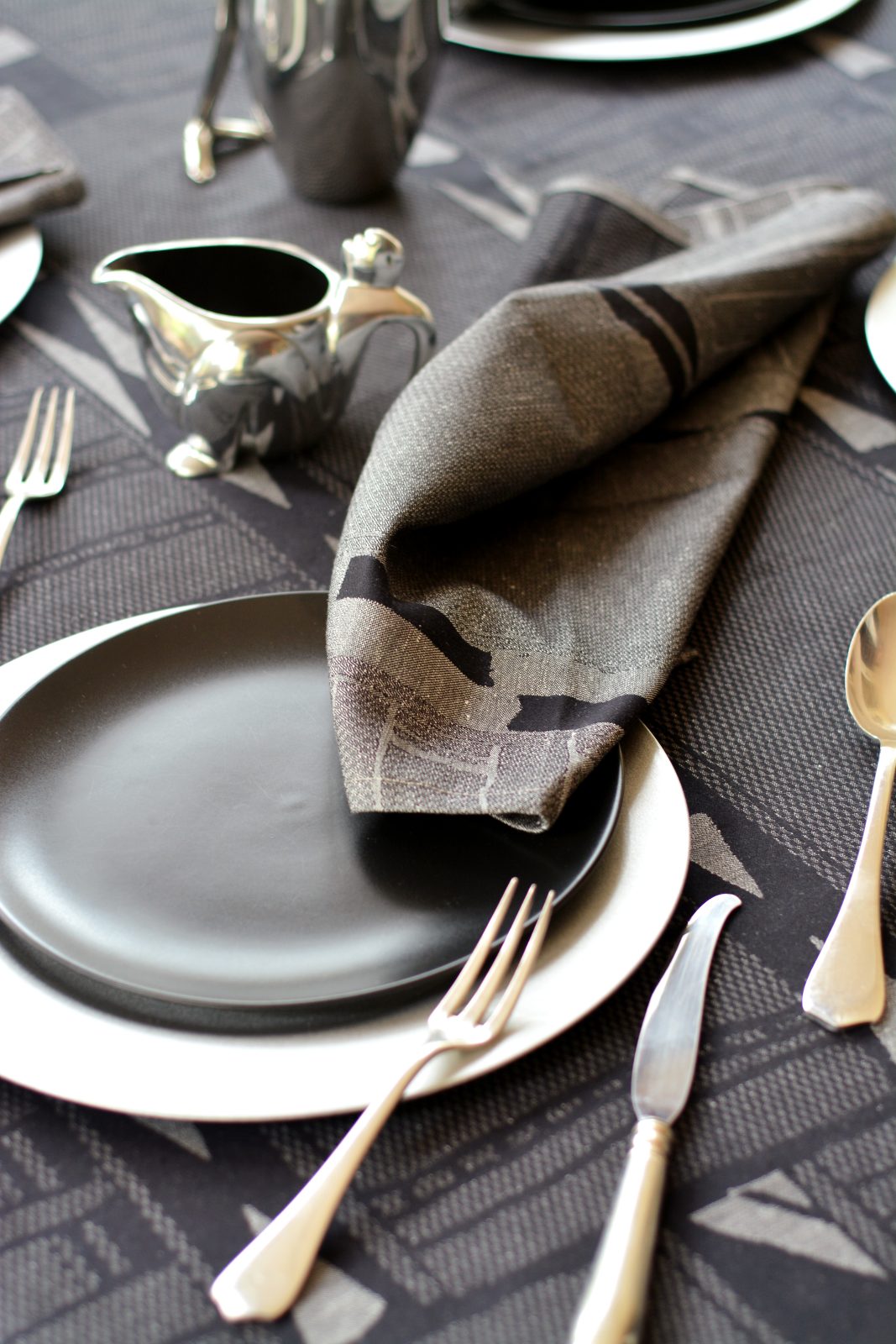 Metallic Bogolan Napkins (set of four) Sale