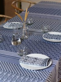 100% Cotton Penta Indigo Tablecloth – 1 colour