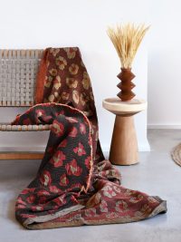 Cotton & Linen Metallic Leopard Throws & Bedspreads – 3 colours
