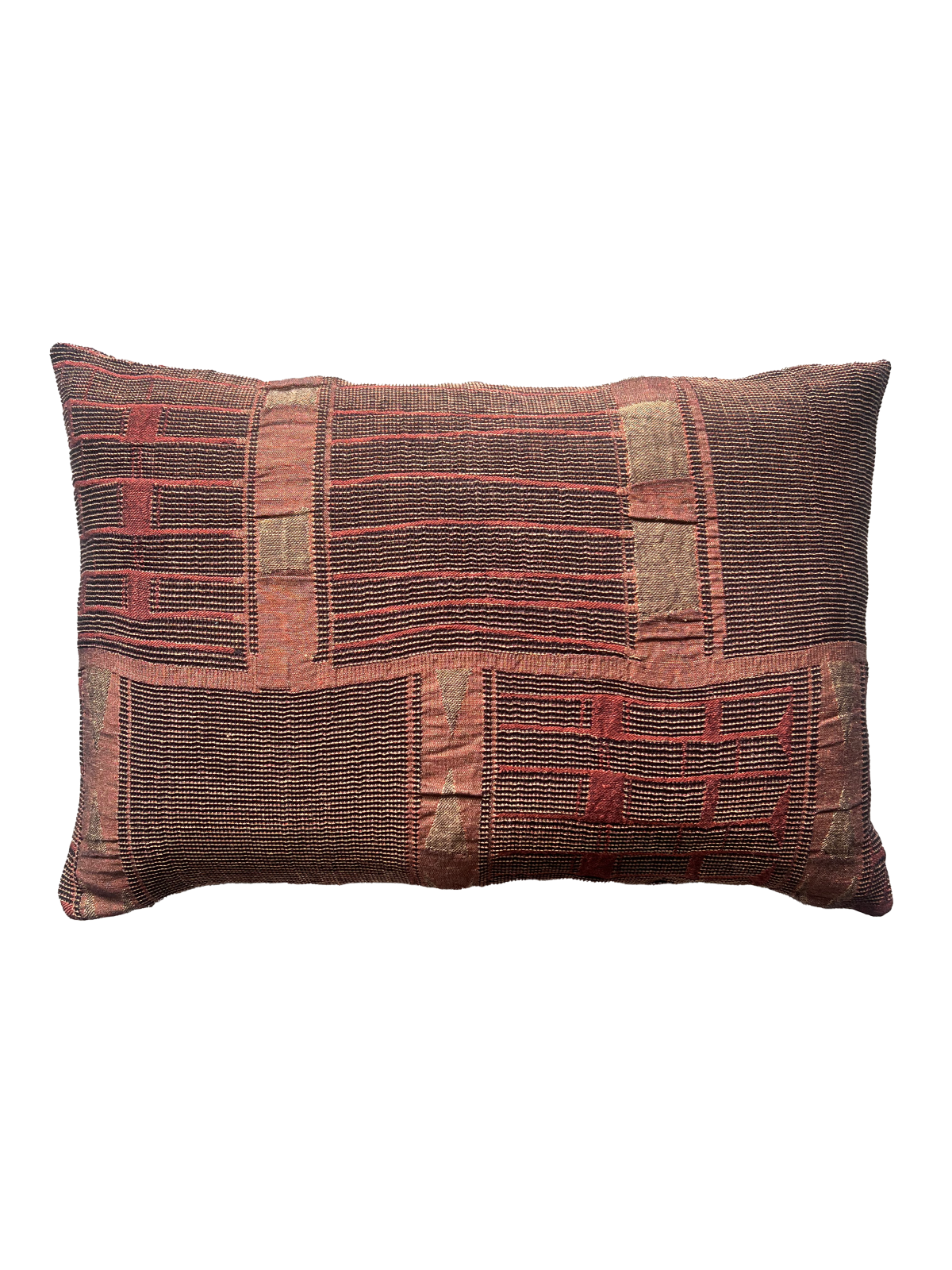 Metallic Bogolan Cushion Cover