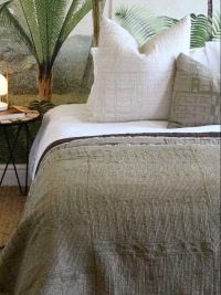Cotton & Linen Bogolan Bed Throws