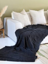 Cotton & Linen Bogolan Bed Throws                                       - 7 colours