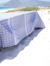 100% Cotton Penta Indigo Tablecloth - 1 colour