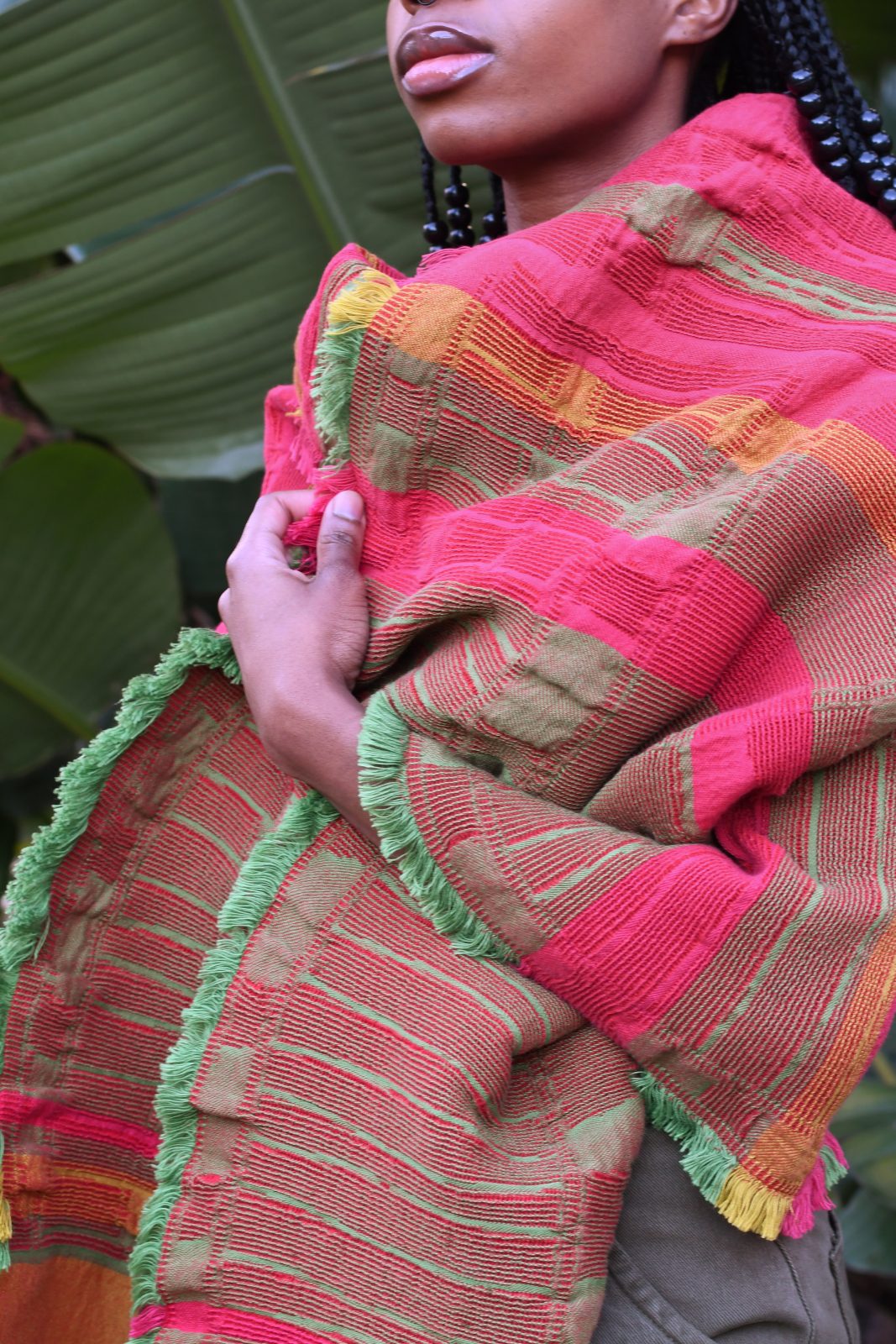 100% Cotton Flamboyant Scarf