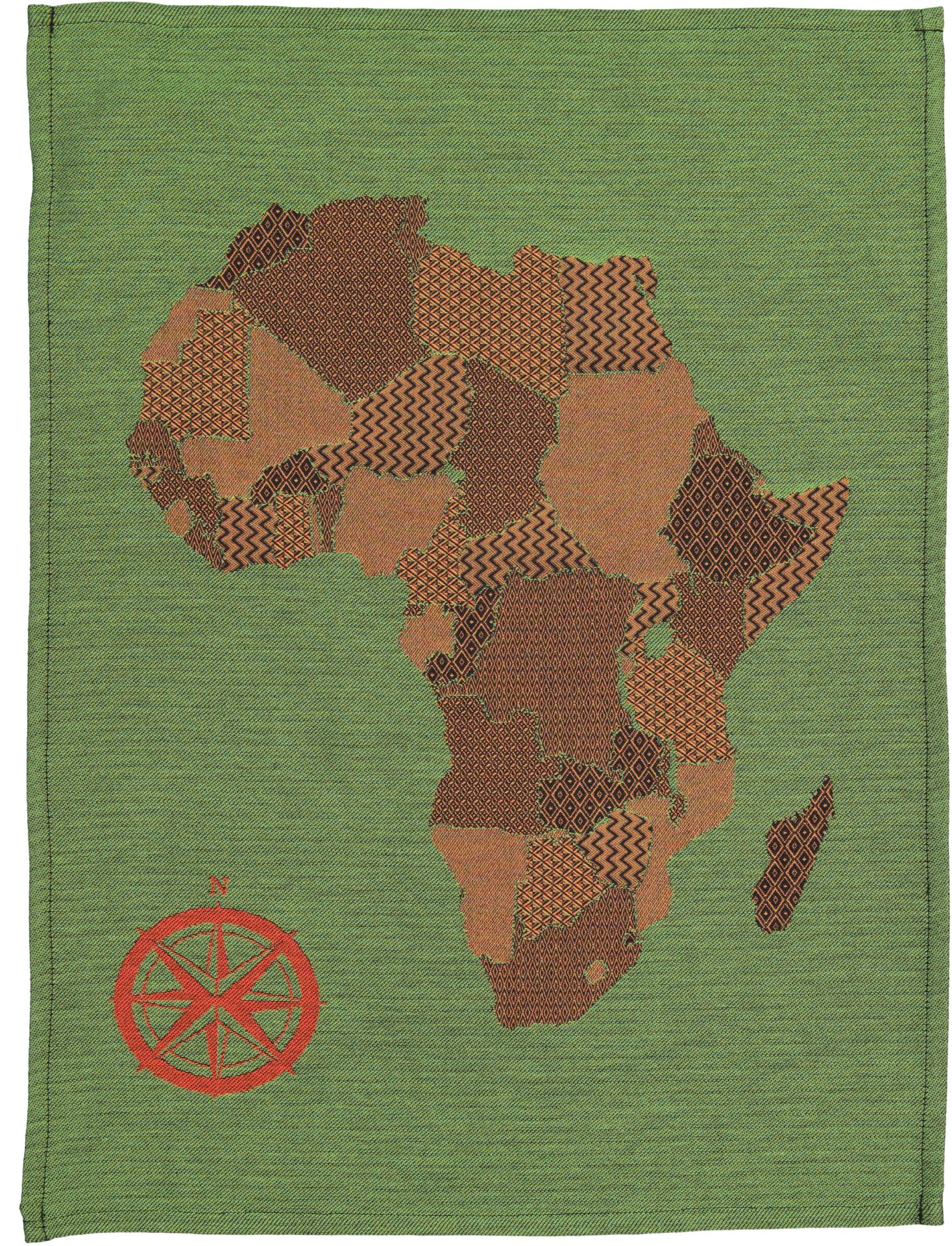 Africa Map Kitchen Towel