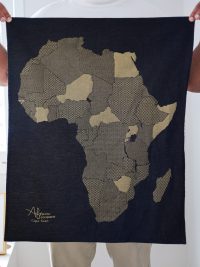 Africa Map Kitchen Towel