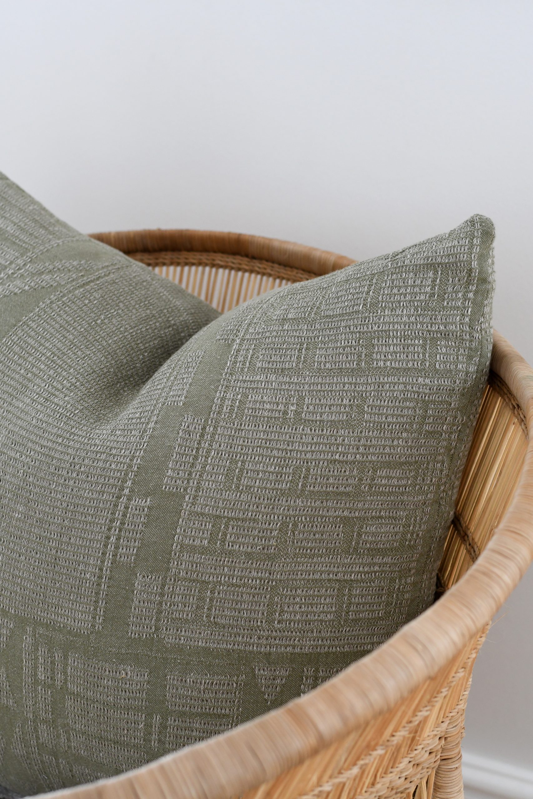 Cotton & Linen Bogolan Cushion Cover