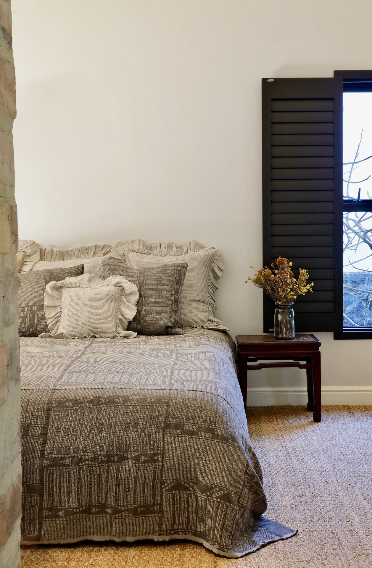 Bogolan Bed Throw