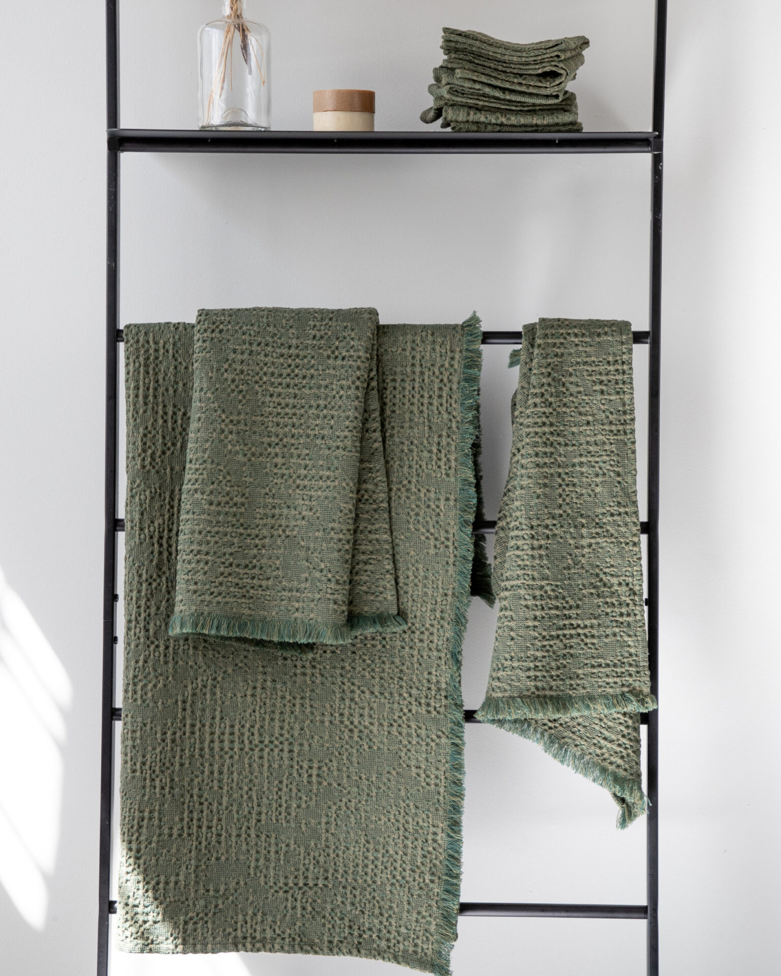 Mixed Waffle Towels