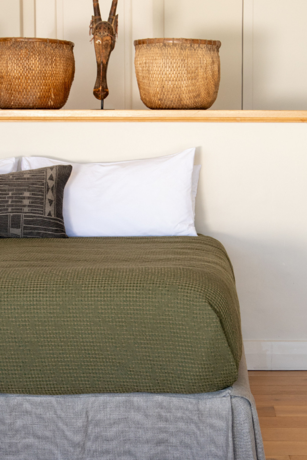 Mixed Waffle Bedspread