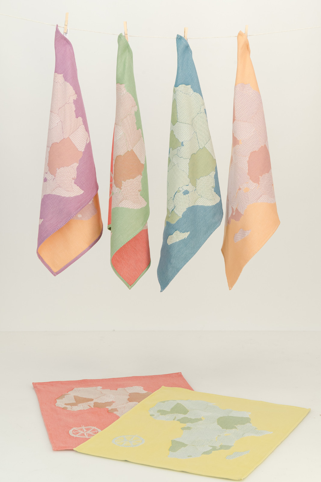 Africa Map Kitchen Towel