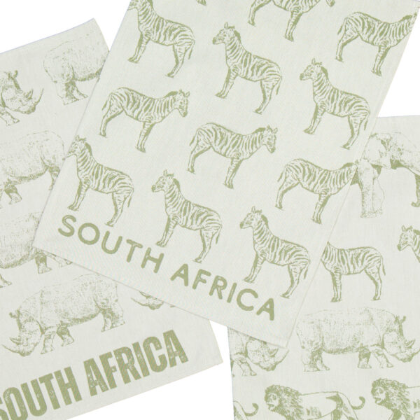 Wildlife tea towel