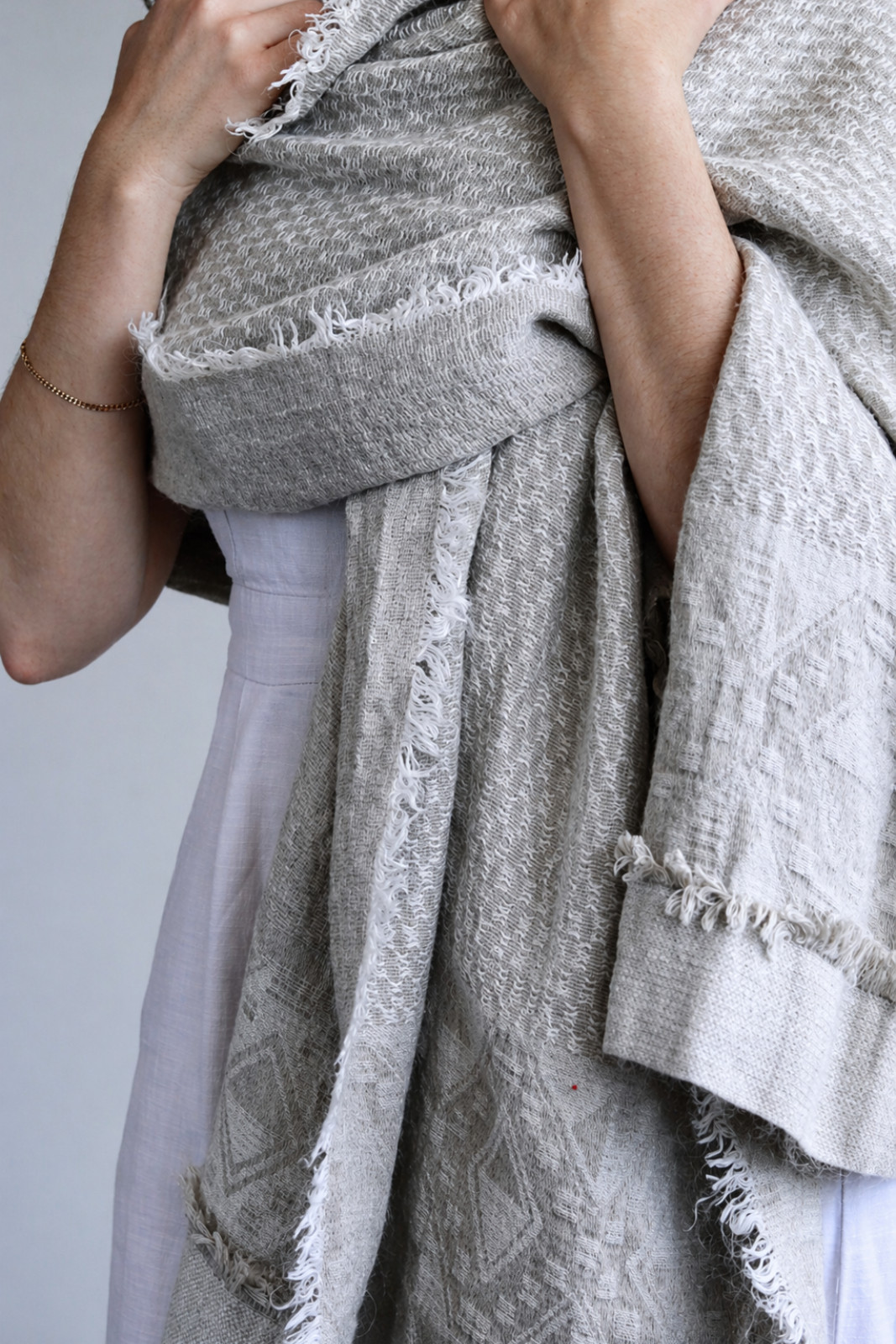 Mohair, Silk & Linen Wrap