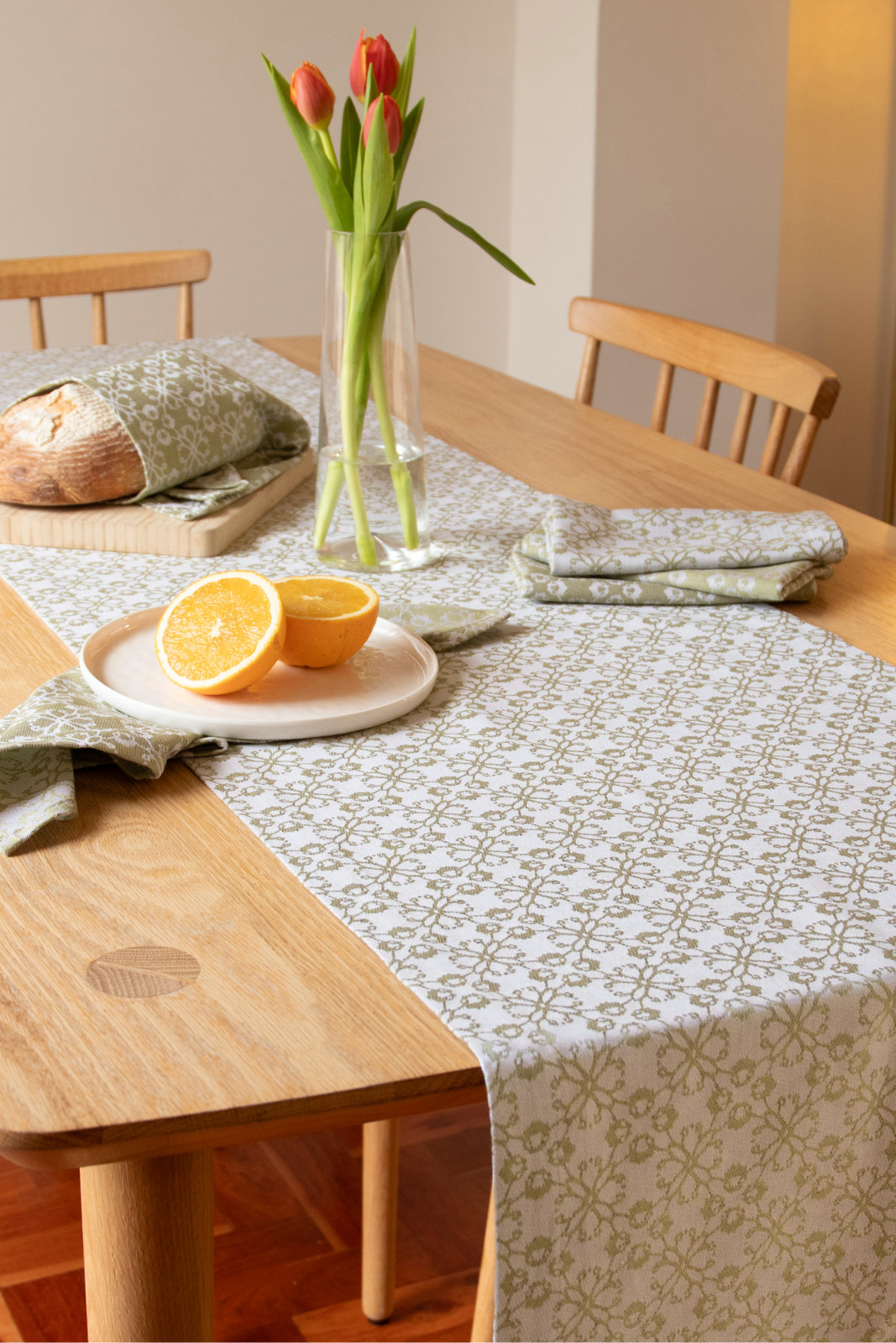 Hibiscus Table Runner