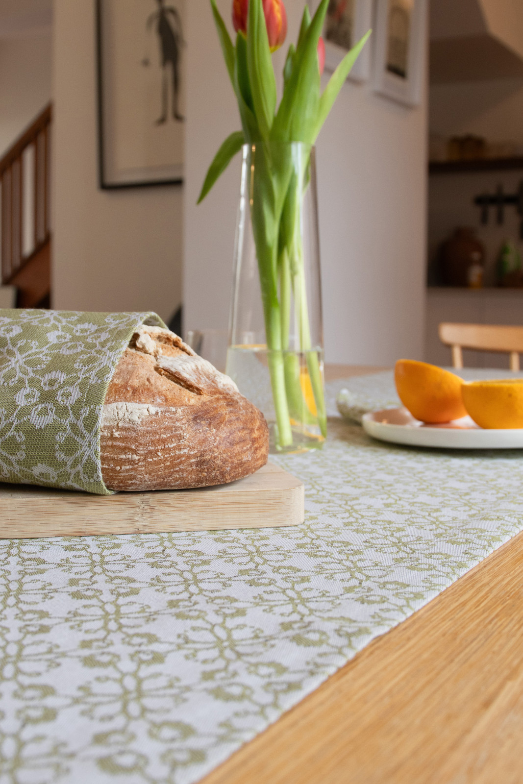 Hibiscus Table Runner