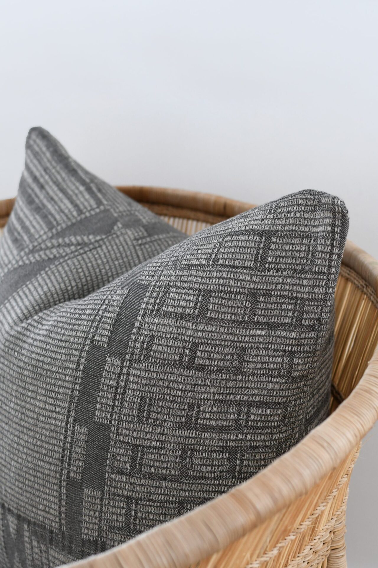 Bogolan Cushion Cover Cotton Linen