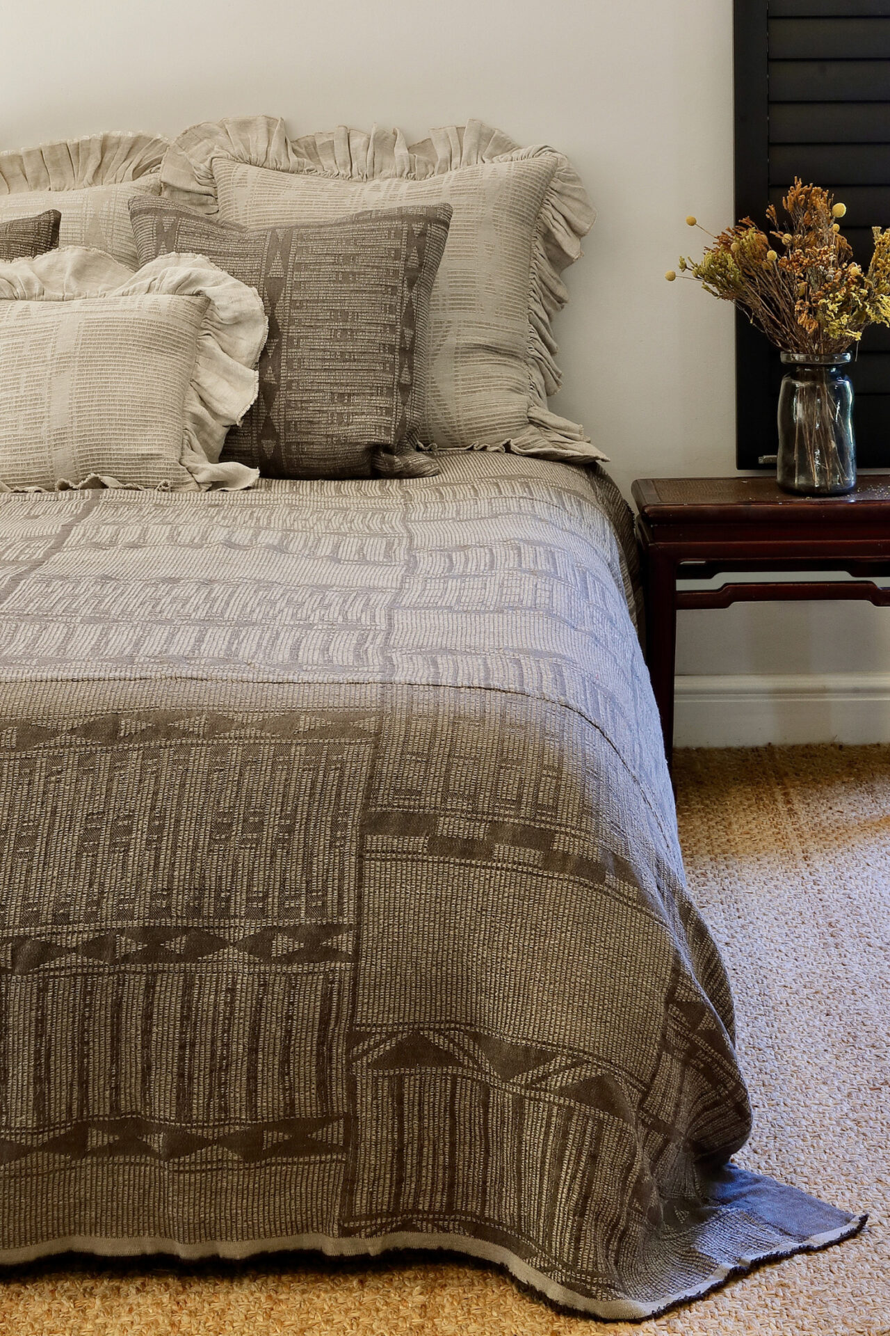 Bogolan Bed Throw