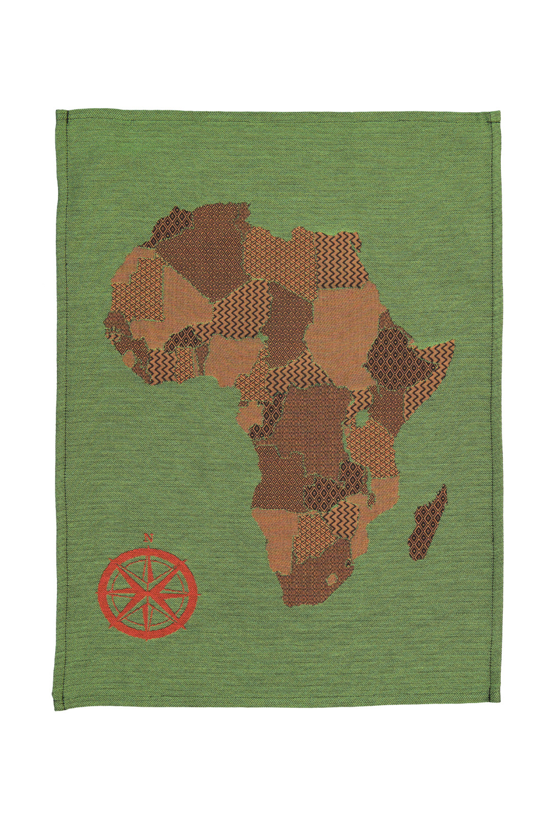Africa Map Kitchen Towel