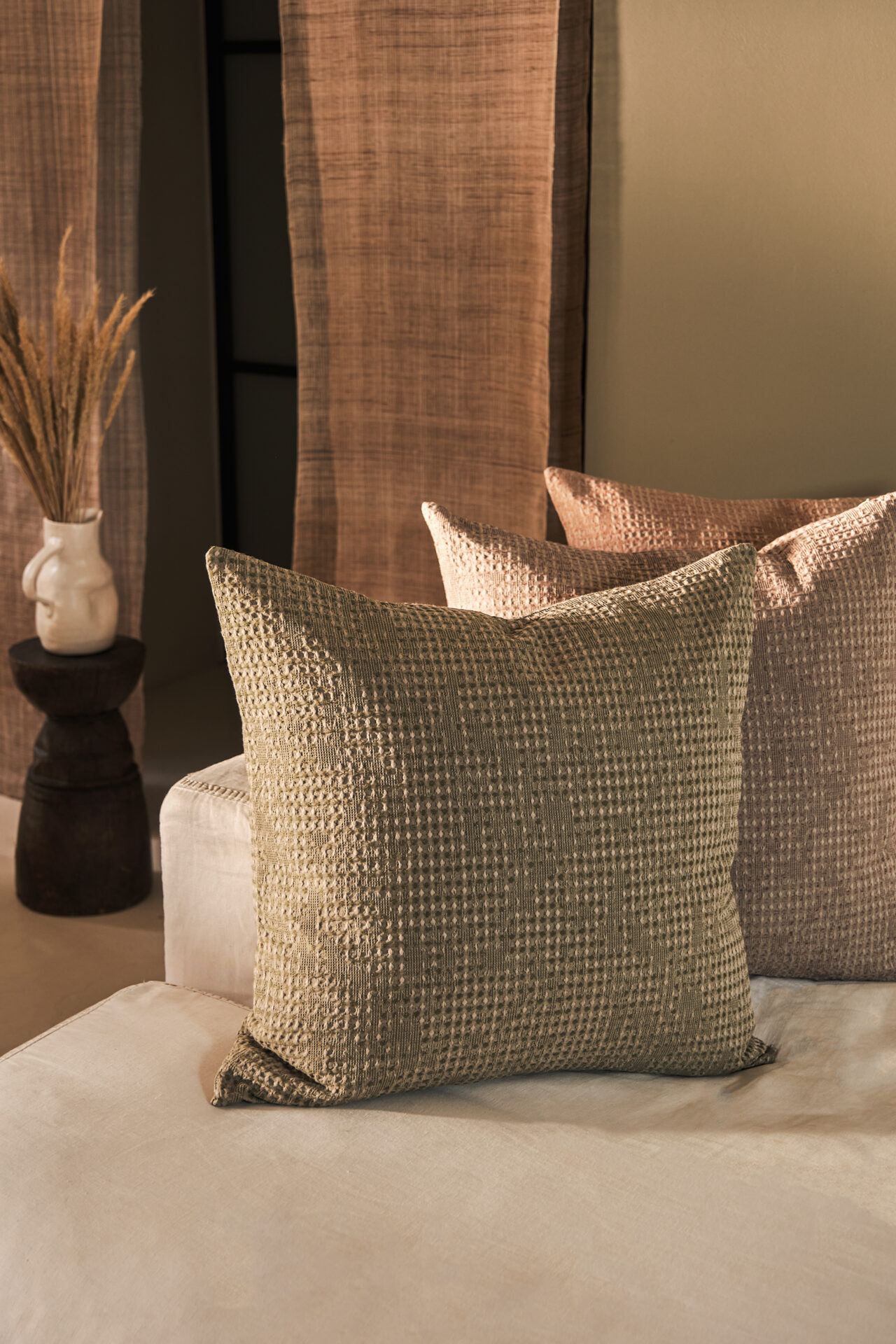 Mixed Waffle Cushion Covers