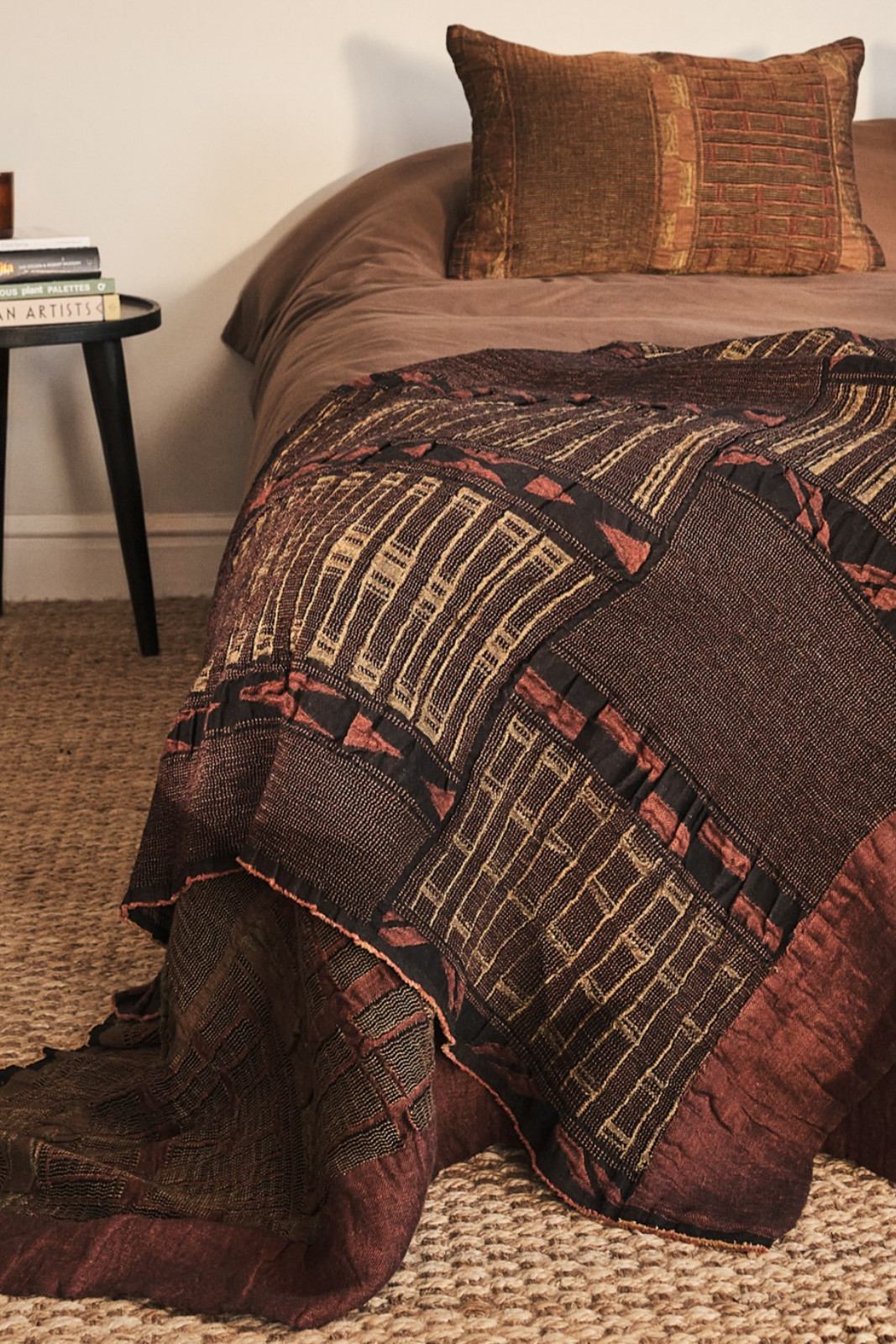 Metallic Bogolan Throw & Bedspread