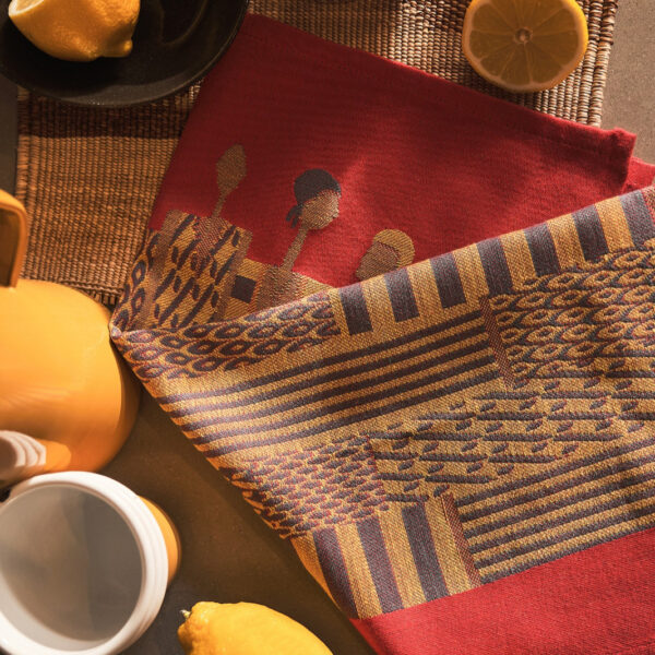 Gathering tea towel