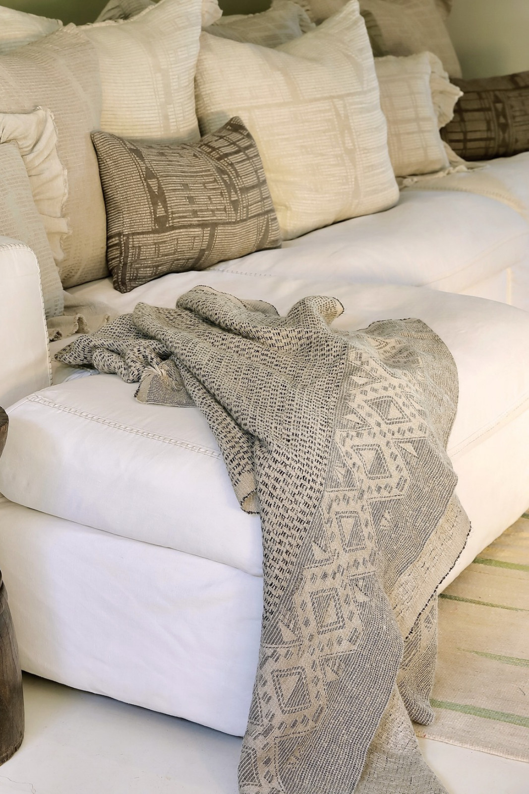 Mohair, Silk & Linen Blanket